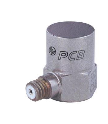 high sensitivity, ceramic shear icp® accel., 100 mv/g, 0.5 hz to 9k hz, 10-32 side conn., ground isolated, teds 1.0