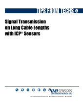 Signal Transmission on Long Cable Lengths with ICP Sensors